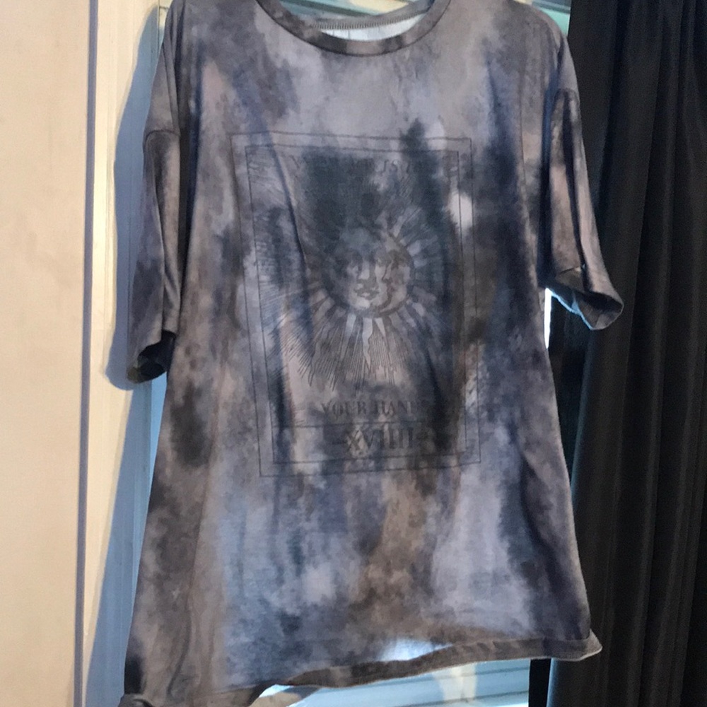 faded tie dye shirt